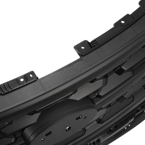 DURAFORCE For Ford Explorer 2018-2019 Black Front Bumper Upper Grille Black ABS Painted