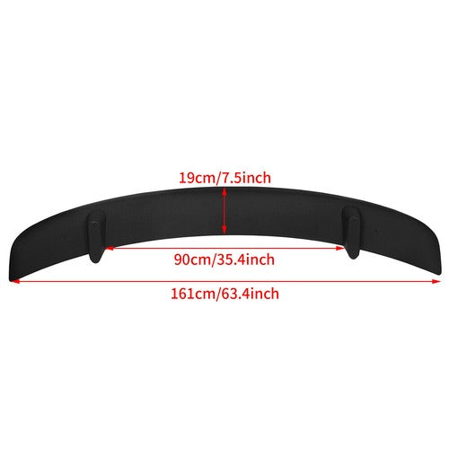 DURAFORCE Fits Dodge Charger 2011-2023 Rear Trunk Wing Spoiler Factory Style Black ABS 1PC