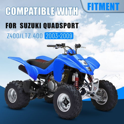 Red Gripper Seat Cover Anti Slip for Suzuki Quadsport Z400 LTZ400 2003 2009 2008