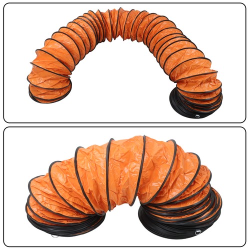 DURAFORCE Industrial Portable Blower Steel Orange 520W 2300CFM 3300RPM 12' 32.8ft Ducting