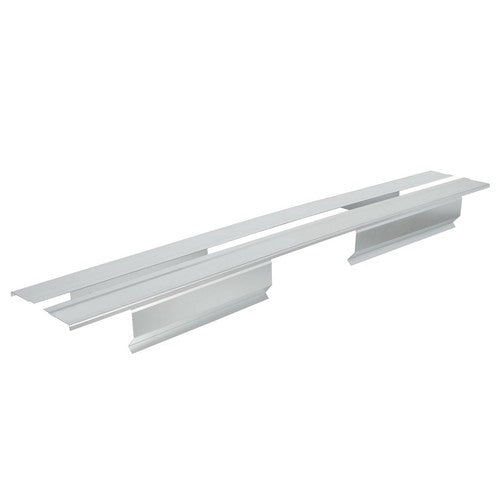 DURAFORCE PAIR Slip-on Rocker Panels For 2004-2008 Ford F150 F-150 Super Crew or Crew Cab