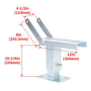 DURAFORCE Universal Galvanized Winch Post Stand Assembly For Boat Trailer Adjustable