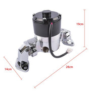 DURAFORCE High Flow Aluminum Electric Water Pump for Big Block Chevy 396 454 427 Chrome