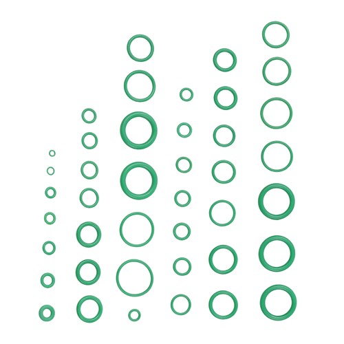DURAFORCE 595 Pcs Metric/SAE AC O-Ring Assortment Kit 36 Size Seals 3-22mm