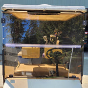 DURAFORCE Tinted Fold Down Golf Cart Windshield Windscreen For EZGO Marathon 1986-1994.5