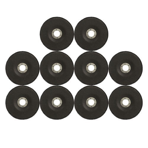 DURAFORCE 10× 5" 125mm Premium Zirconia Flap Disc Grit40/ Wheel Angle Grinder Sanding Disk