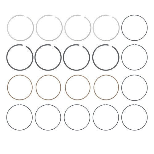 DURAFORCE Engine Piston Gasket Valve Bearing Timing Kit w/Rods For 16-18 Hyundai Tucson L4