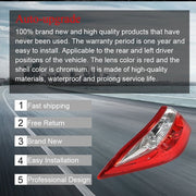 DURAFORCE For 14-16 Toyota Corolla Red Tail Light Signal Lamp Rear Left Driver Side Outer