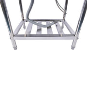 DURAFORCE 28.3in Stainless Steel Silver Sink, Free Standing Laundry Sink with Washboard