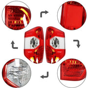 DURAFORCE Rear Brake Tail Lights Red FOR 2014-2020 Toyota Tundra Driver & Passenger Side
