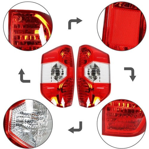 DURAFORCE Rear Brake Tail Lights Red FOR 2014-2020 Toyota Tundra Driver & Passenger Side