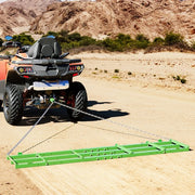 DURAFORCE 8Ft Drag Harrow Driveway Grader Landscape Power Rake For ATV UTV Tractor Yard