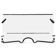 DURAFORCE 1/4" Clear Front Folding Full Windshields For 04-13 Yamaha Rhino 450 660 700 UTV