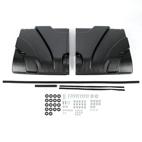 DURAFORCE 2 Pieces Hard Top Roof Black Fit For 2017+ Polaris Ranger XP 1000/ 2013+ XP 900