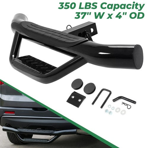 DURAFORCE 37" x 4" Universal Trailer Tow Hitch Step Rear Bumper Guard Truck 2" Receiver