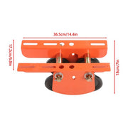 DURAFORCE 2200lbs/1 Ton I-Beam Manual Trolley Double Wheels 2.68"-4.33" Adjustable