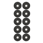 DURAFORCE 10 PCS 4-1/2" x 7/8" Black Diamond Grinding Discs Strip Discs for Angle Grinder