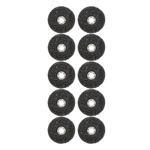 DURAFORCE 10 PCS 4-1/2" x 7/8" Black Diamond Grinding Discs Strip Discs for Angle Grinder