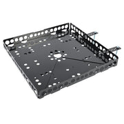 DURAFORCE Rear Bumper Mounted Generator Cargo Luggage Basket Rack Tray Kit For Trailers RV