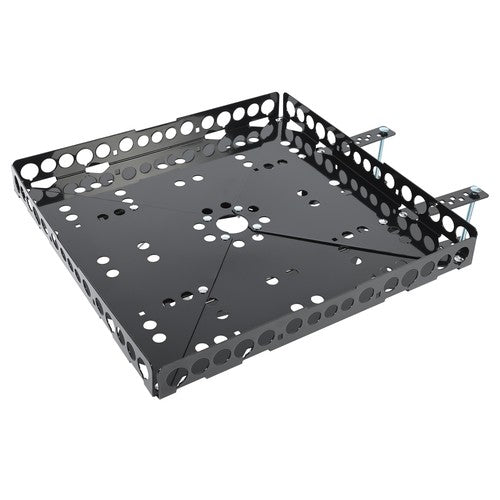 DURAFORCE Rear Bumper Mounted Generator Cargo Luggage Basket Rack Tray Kit For Trailers RV