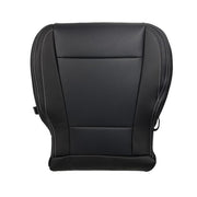 DURAFORCE Black For Ford F150 2015-2017 Driver&Passenger Bottom And Top Seat Cover Leather