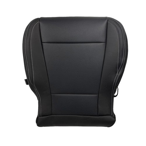 DURAFORCE Black For Ford F150 2015-2017 Driver&Passenger Bottom And Top Seat Cover Leather