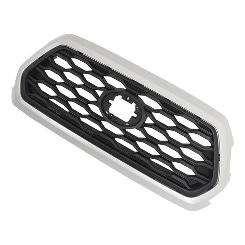 DURAFORCE Plastic Silver Bezel Fit For Toyota Tacoma 2016-2021 Front Upper Grille Assembly
