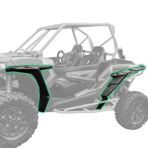 DURAFORCE For Polaris RZR XP 1000/XP 4 1000 2014-23 Fender Flares Mud Flaps Front and Rear