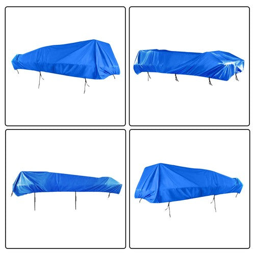 DURAFORCE 21-24FT Heavy Duty Trailerable Pontoon Boat Cover Beam Width Up to 102" Blue