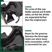 DURAFORCE Tan Dash Cup Holder Parchment For Ford 99-04 2001 F250 F350 F450 #YC3Z2513560CAB