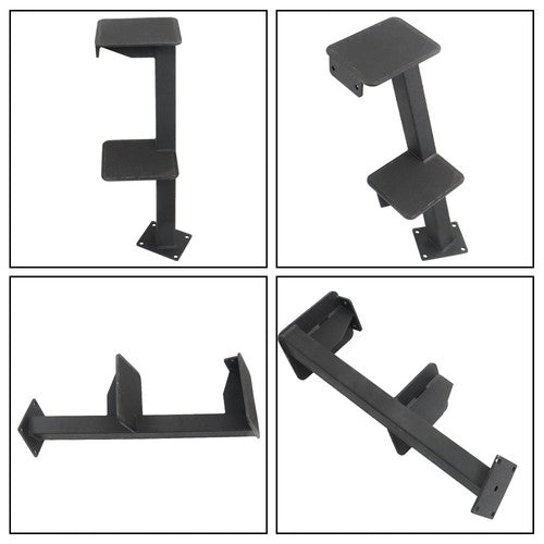 DURAFORCE 2 Steps Boat Trailer Steps with Handrail Boat Trailer Ladder, Boat Trailer Steps
