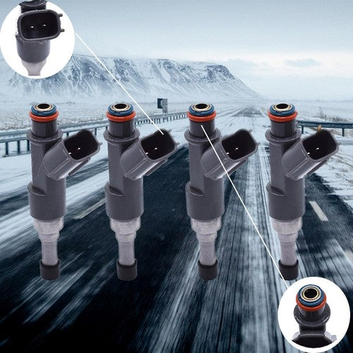 DURAFORCE Set of 4 Fuel Injectors Fit For 4Runner Toyota Tacoma 2.7L 2005-2013 23250-75100