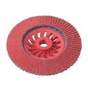 DURAFORCE Type 29 Ceramic Grain Flap Sanding Discs 10 PCS 4-1/2" x 7/8" 80 Grits