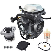 DURAFORCE Carburetor For Yamaha Big Bear 250 & Intake Manifold Carburetor Boot New