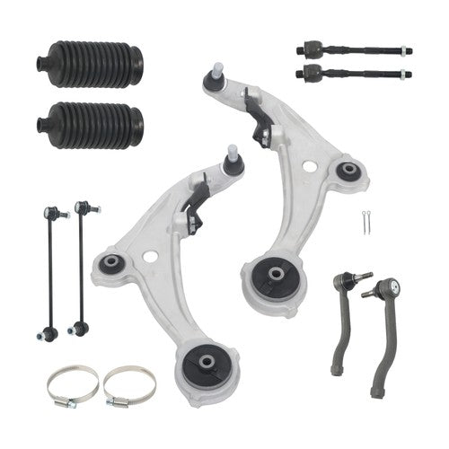 DURAFORCE For Nissan Altima 2007-2012 Suspension Control Arms Tie Rod Ends Sway Bar Kit