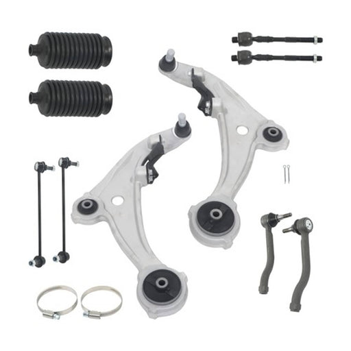 DURAFORCE For Nissan Altima 2007-2012 Suspension Control Arms Tie Rod Ends Sway Bar Kit