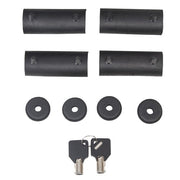 DURAFORCE Vivid Black Hard Saddlebags Saddle Bags For Harley Street Road King Glide 94-13