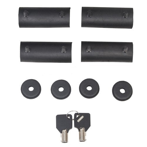 DURAFORCE Vivid Black Hard Saddlebags Saddle Bags For Harley Street Road King Glide 94-13