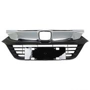 DURAFORCE Fit For Honda HRV HR-V 2019 2020 2021 Plastic Front Bumper Chrome Grille Grill