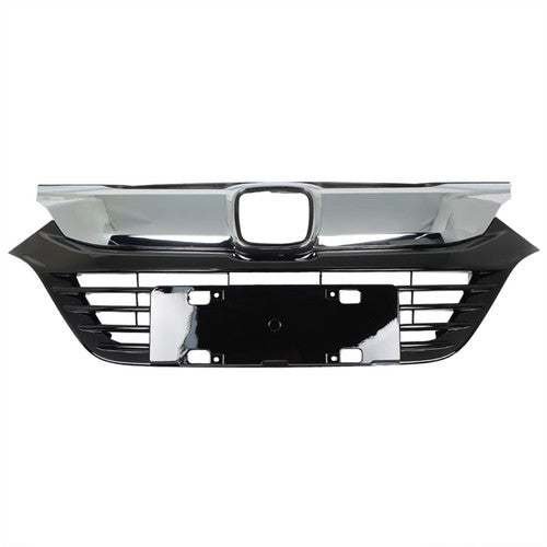 DURAFORCE Fit For Honda HRV HR-V 2019 2020 2021 Plastic Front Bumper Chrome Grille Grill