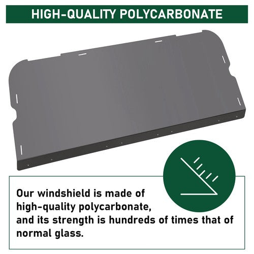 DURAFORCE Tinted Rear Windshield Back Window For Polaris RZR XP 1000 / 4 1000 2014-2023