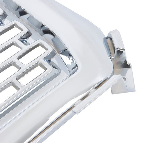 DURAFORCE Compatible For GMC Sierra 1500 2014-2015 Chrome Front Bumper Center Mesh Grille