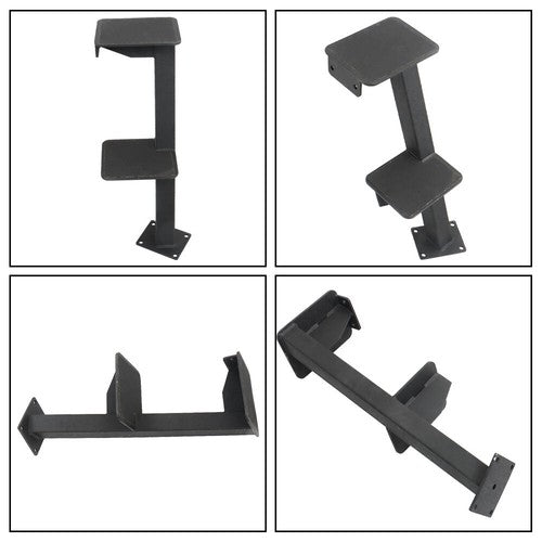 DURAFORCE 2Steps Boat Trailer Steps with Handrail Boat Trailer Ladder, Boat Trailer Steps