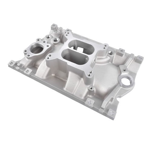DURAFORCE 2114 Performer Intake Manifold for GM 90 Deg V6 Chevy SBC 200/229/262 Dual Plane