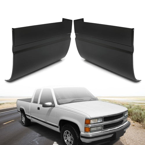 DURAFORCE Steel Cab Corners for 1988-1998 Chevy GMC Pickup Extended Cab Rust Repair Pair