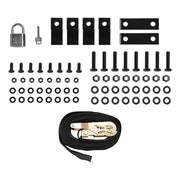 DURAFORCE Adjustable Semi Truck Tire Rack Spare Tire Mount Holder Tire Carrier W/Hardware