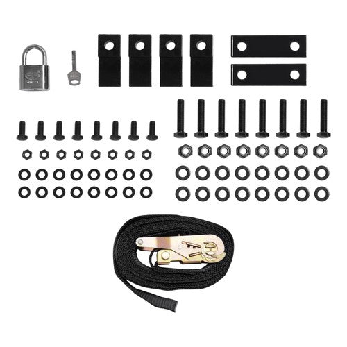 DURAFORCE Adjustable Semi Truck Tire Rack Spare Tire Mount Holder Tire Carrier W/Hardware