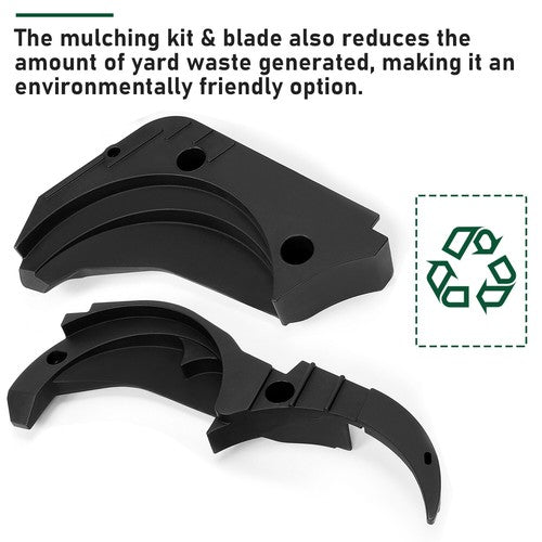 DURAFORCE For John Deere 54C 54X 54D 54" Lawn Mower Mulching Attachment w/ Blades #BM20827