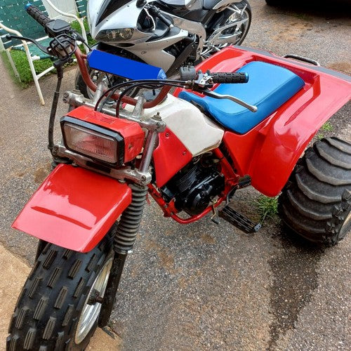 DURAFORCE Red Front + Rear Fenders ABS Plastic For Honda ATC200X 3-Wheeler 1983-1985 84