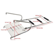 DURAFORCE USA 3-step Stainless Steel Ship Ladder With Platform Marine With Telescoping
